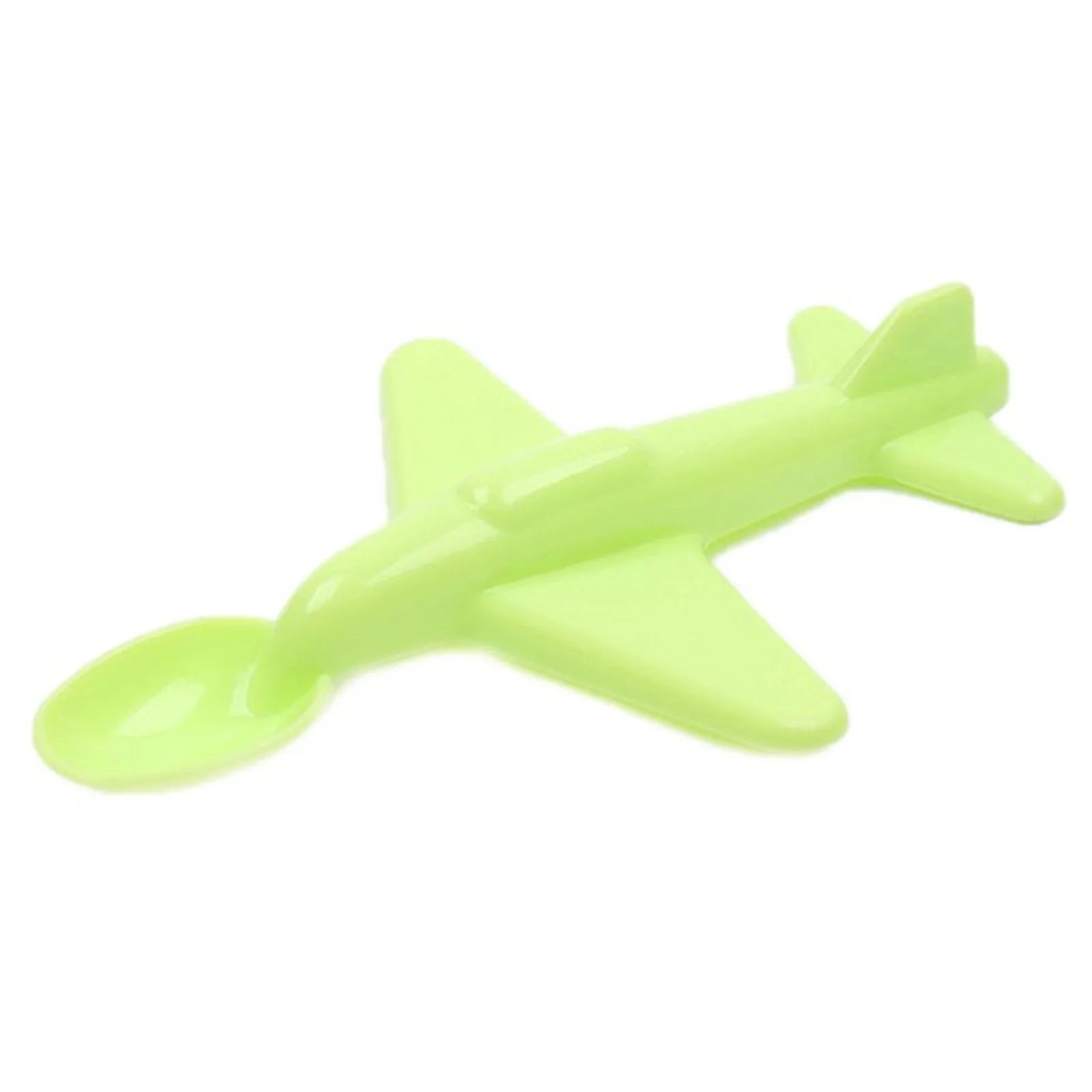 Airplane Shape Feeding Spoon For Baby Feeding Spoon Cute Tableware Safe Utensils Toddler Silicone Cutlery Training Spoon Oasis Select Light Green One Size