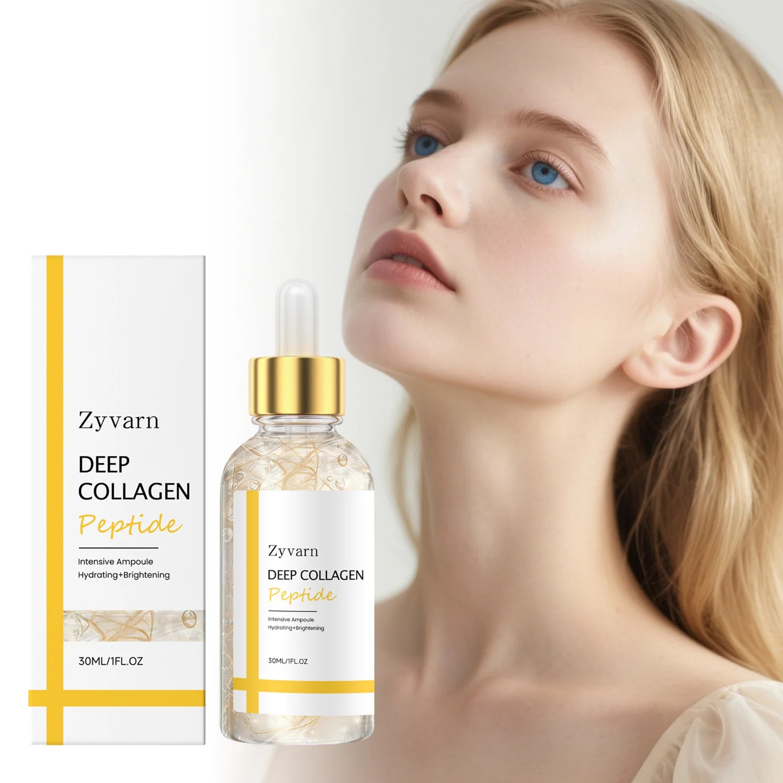 ZYVARN Silk Peptide Collagen Lifting Serum – Anti-Aging 30ml Face Lifting Serum Oasis Select
