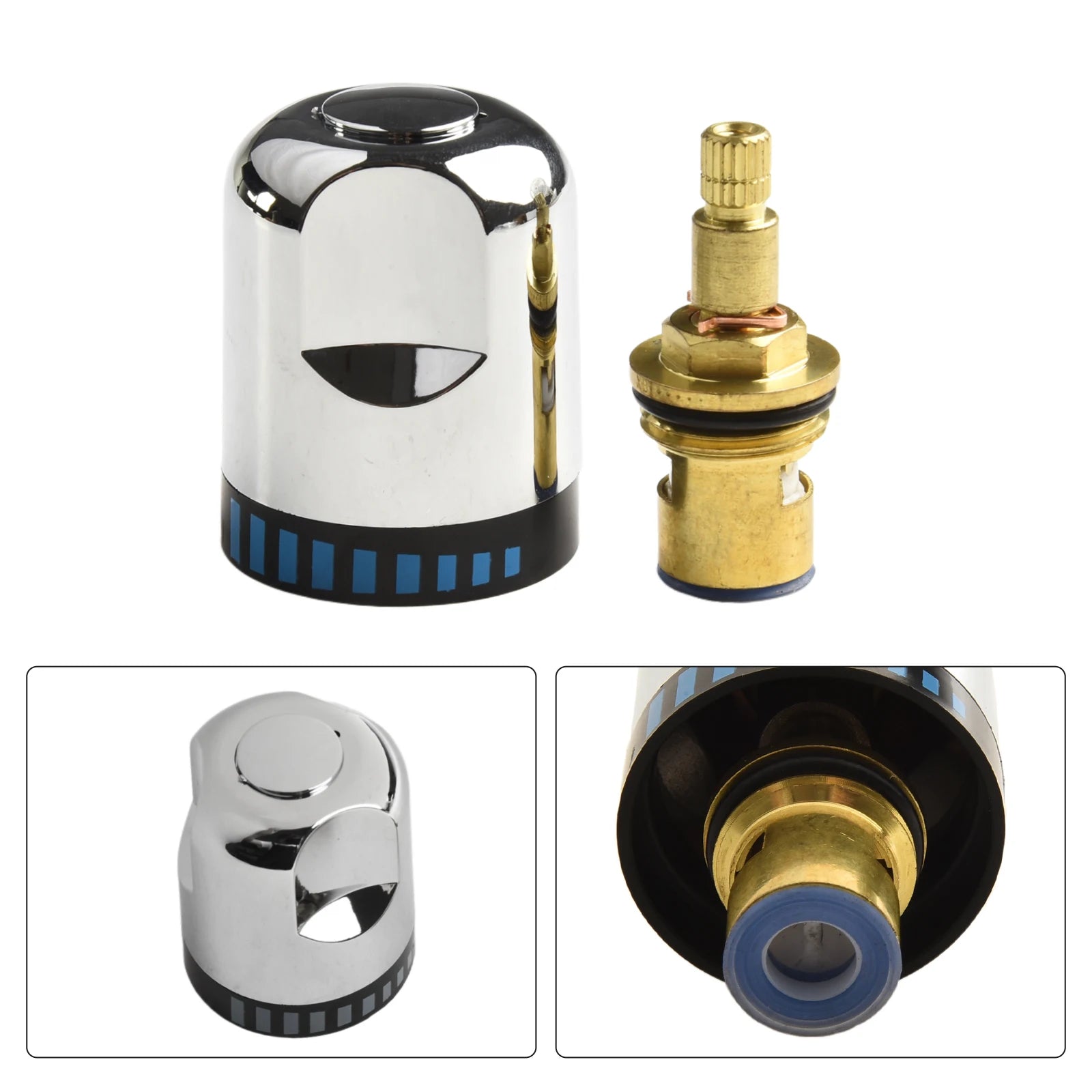 Valve Head Flow Cartridge For Bathroom Replacement Tap Valves Thermostatic Mixer Taps Bathtub Accessories Cartridge Faucet Valve Oasis Select