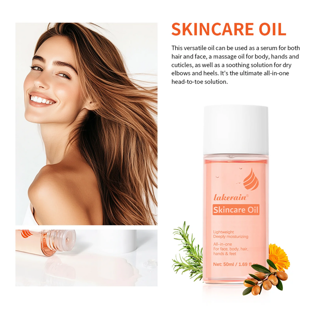 Bio Skincare Body Oil Face Body Moisturizer Improve Hair Health Fade Scars Vitamin A Vitamin E Oil Exfoliate Skin Care Oasis Select
