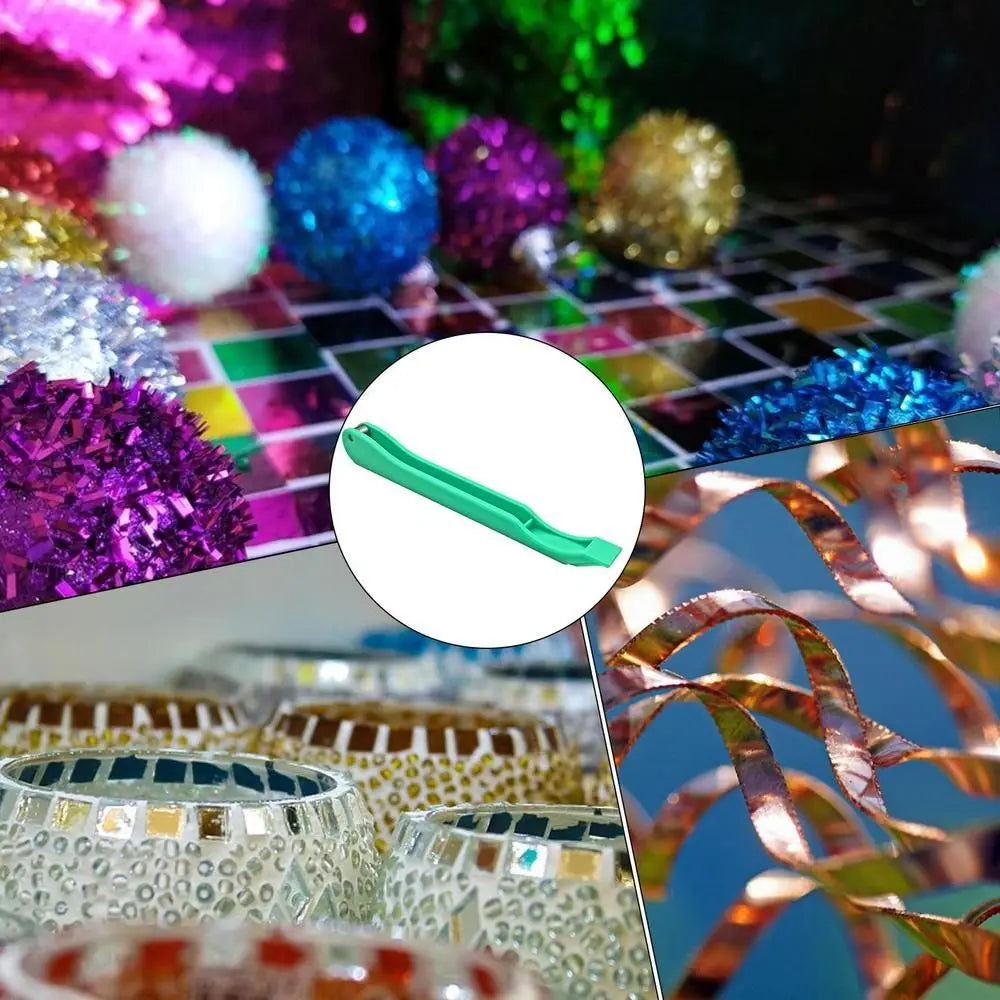 Protable Stained Glass Copper Foiling Tool DIY Copper Foil Wrapping Tool Time-Saving Hand Foiler for 7/32" Copper Foil Tape Oasis Select