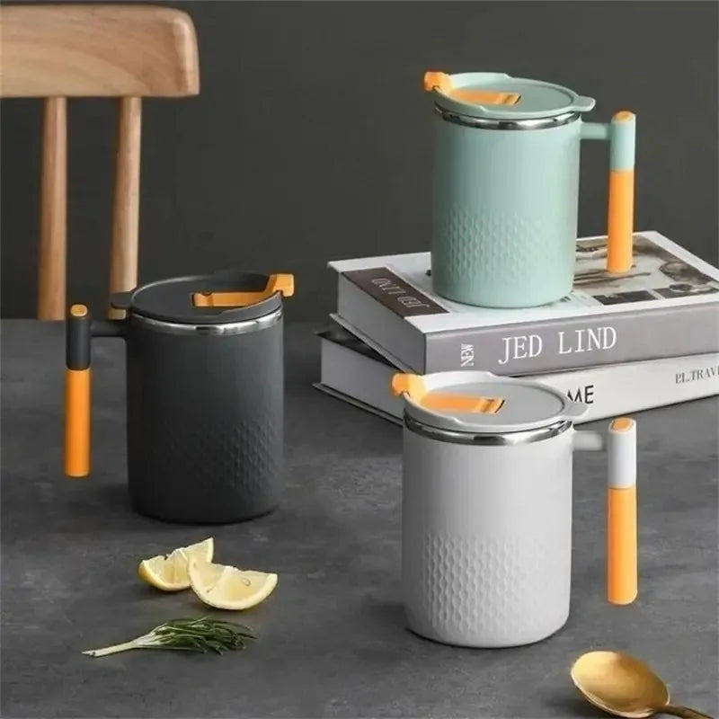 15oz 304 Stainless Steel Mug With Tea Leak Tea Cup Double Layer Coffee Cup Japanese Tea Cup Milk Cup Cups Mugs Oasis Select