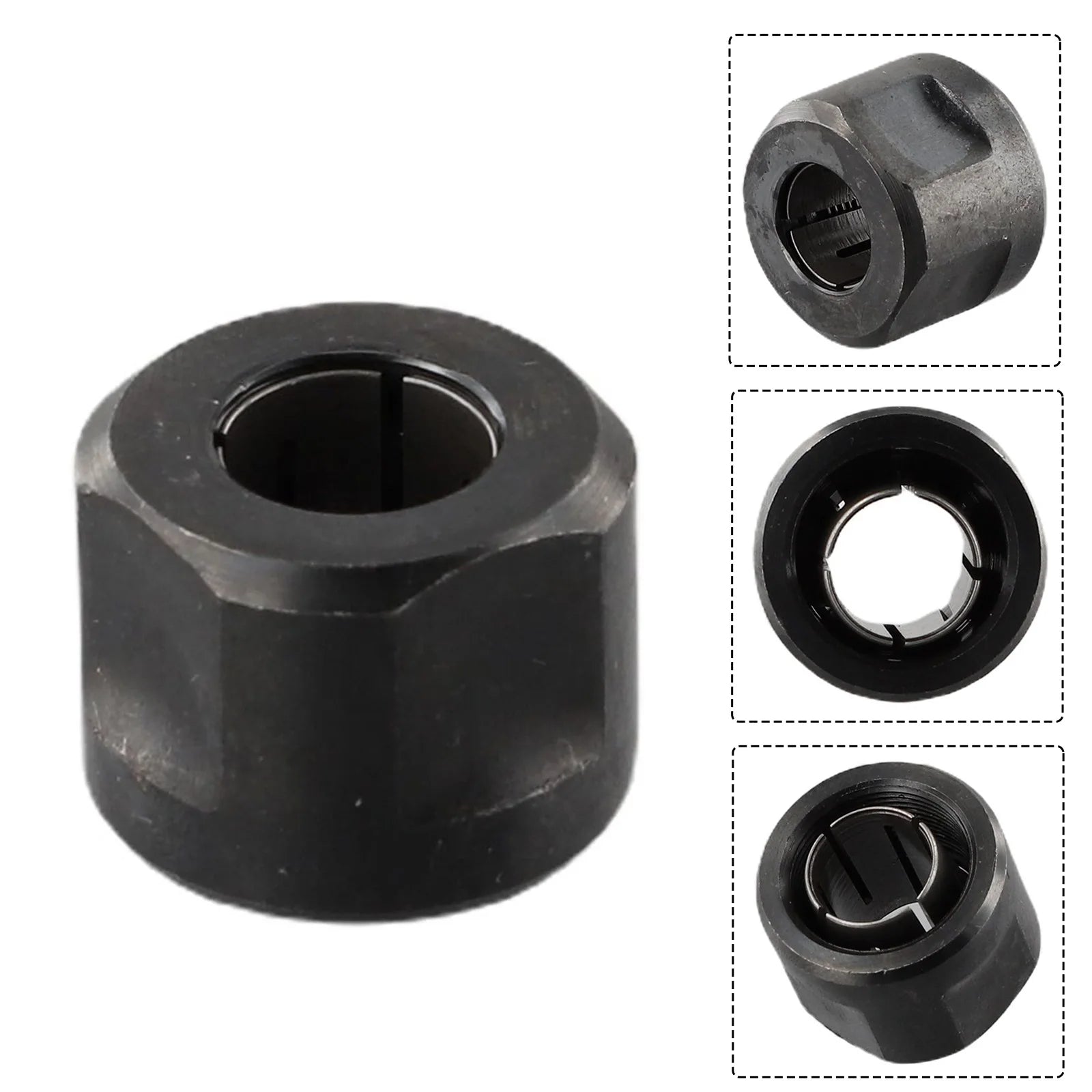 1/2 Inch Collet Chuck Adapter Nut Plunge Electric Router Bit Collets 12.7mm Center Hole For Makita 3612 Durable Oasis Select Default Title