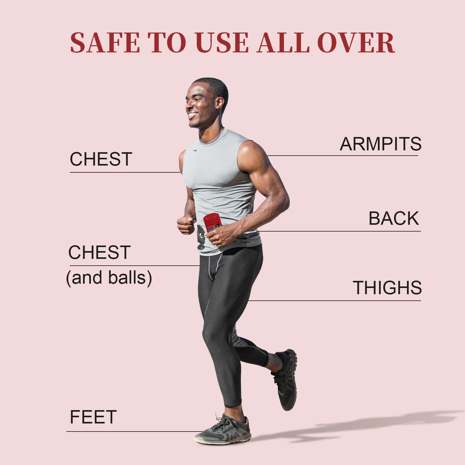 Aluminum Free Deodorant Men,High Endurance,48H Sweat Defense & Odor Protection,Freshness & Lasting,Pure Sport Scent 2.12OZ(60g) Oasis Select