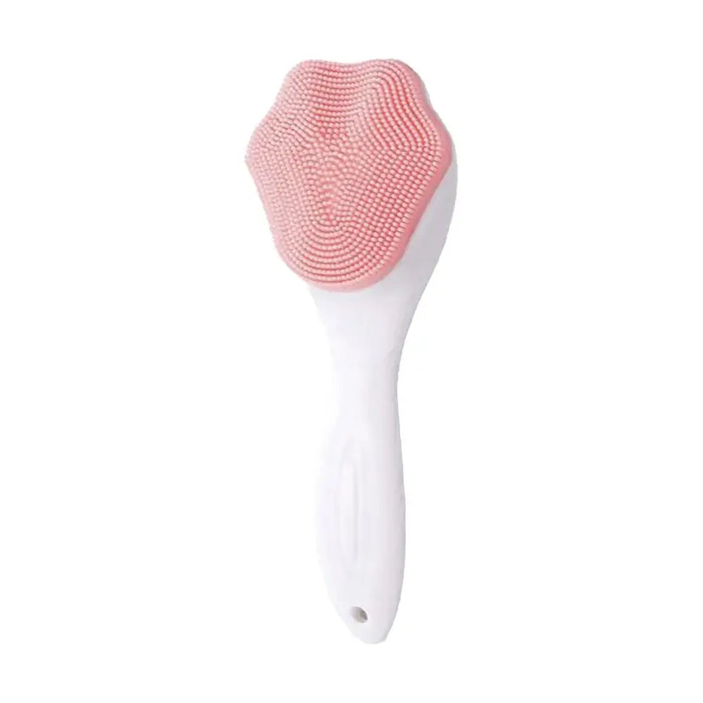 Silicone Face Scrubber & Exfoliator Brush – Deep Pore Cleanse Facial Cleansing Brush Oasis Select pink