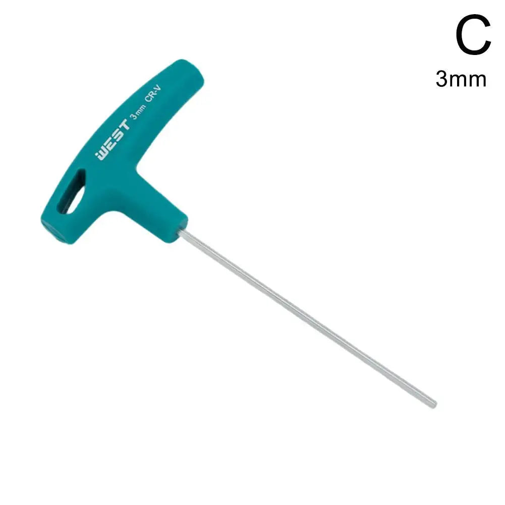 KITPIPI T-Handle Hex Allen Wrench | CRV 2mm–10mm T-Handle Hex Wrench Oasis Select 3.0mm