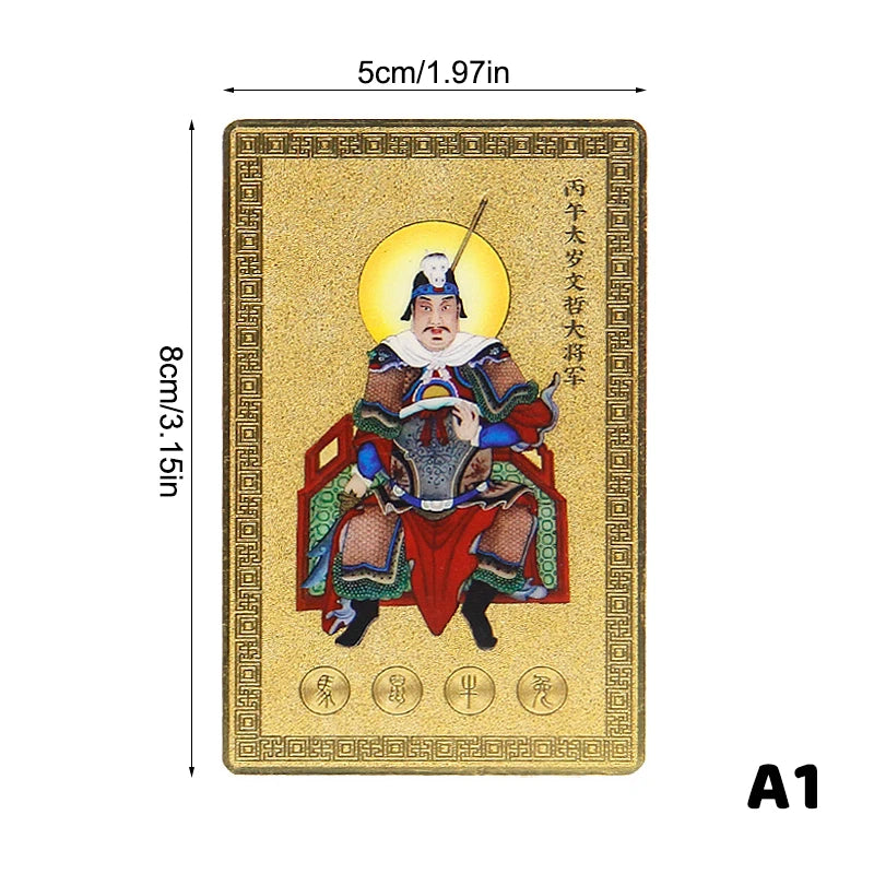 2026 Tai Sui Amulet Card Horse Year Feng Shui Good Luck Card Bring Wealth & Prosperity & Happiness Home Or Office Decor Oasis Select A1
