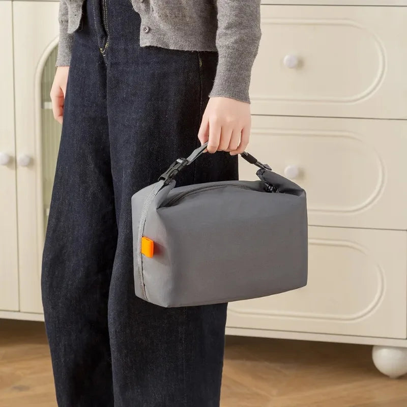 1pcs Handheld Lunch Box Bag Portable Insulated Lunch Box Bag Thickened Aluminum Foil Waterproof Insulation Oasis Select