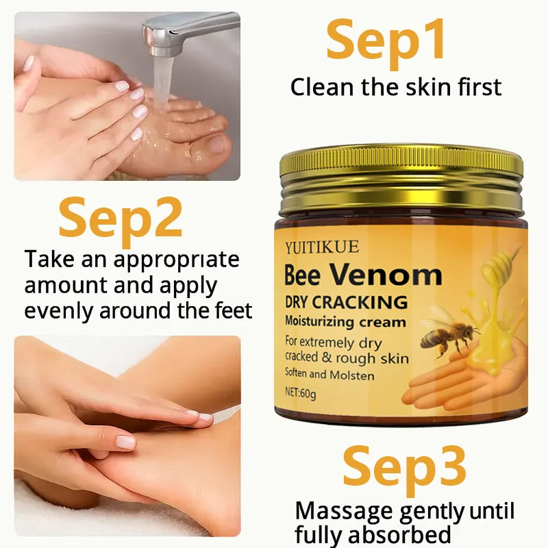Bee Venom Repair Cream 60g – Dry, Cracked Skin Treatment