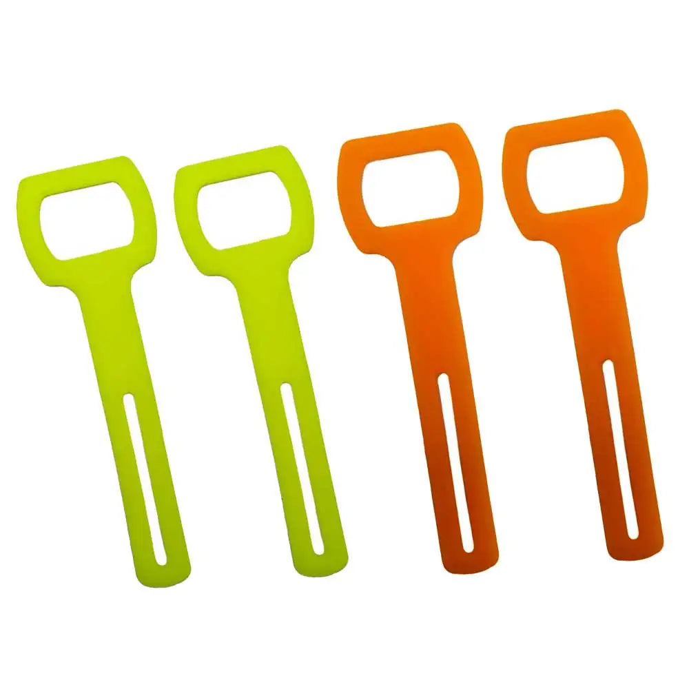 2/4 Pack Silicone Scuba Diving Regulator Mouthpiece Retainer Strap Wreck Diving 2nd Stage Octopus Regulator Holder Band Oasis Select Orange 2Yellow 2