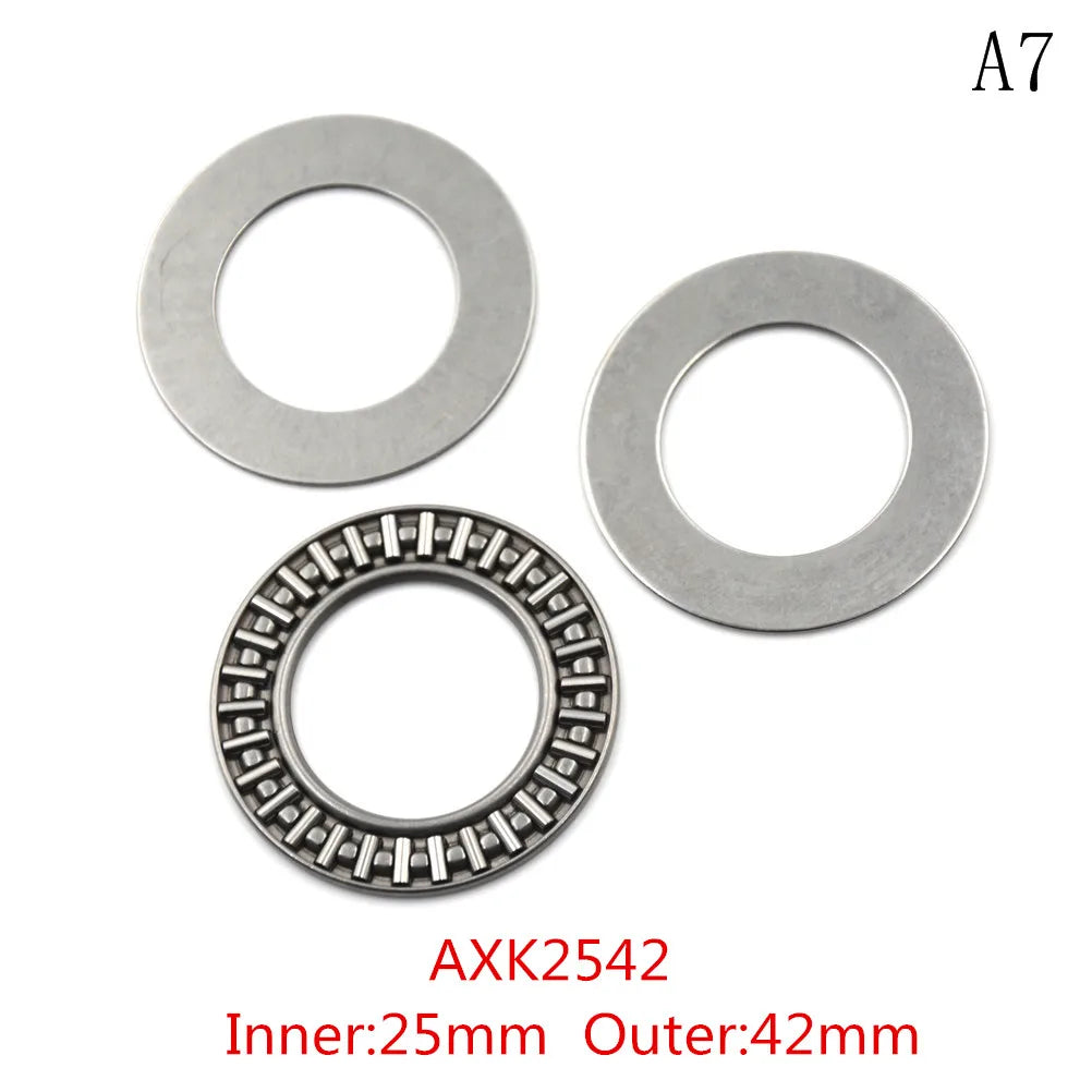 1SET AXK0821 AXK1024 AXK1226 AXK1528 Thrust Needle Flat Roller Bearings With Two Washers Thrust Ball Bearings Oasis Select MR-07