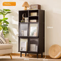 Medieval magazine rack Floor-to-ceiling newspaper and newspaper storage rack Children's exchange rack Against the wall Brochure Oasis Select Black 3-4