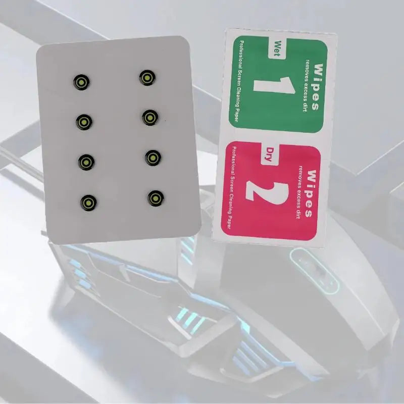 8-Pack Universal Gaming Mouse Feet DIY Stickers, Antiskid Mouse Pad Gear Oasis Select one size