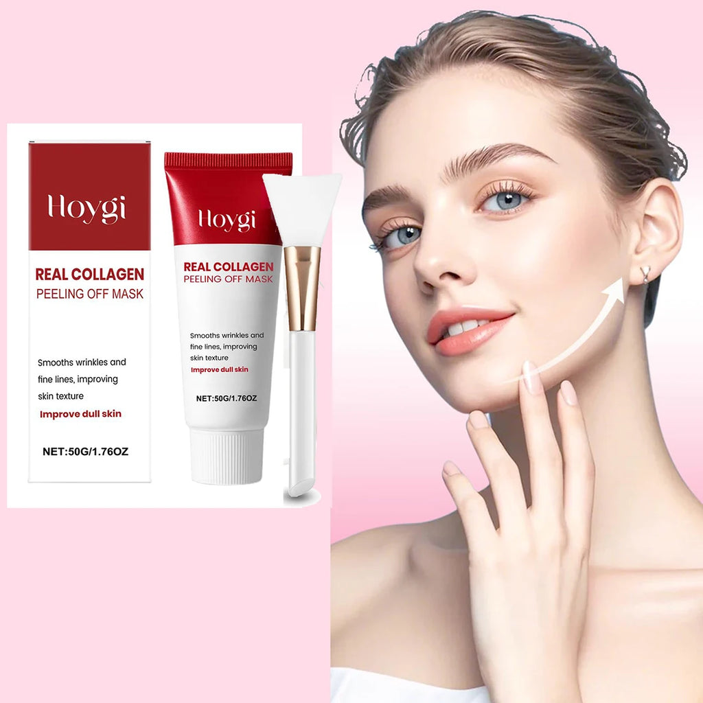 Collagen Wrapping Peel Off Facial Mask, Deeply Hydrating Glowing For Elasticity Skin Collagen Overnight Wrapping Mask Skin Care Oasis Select