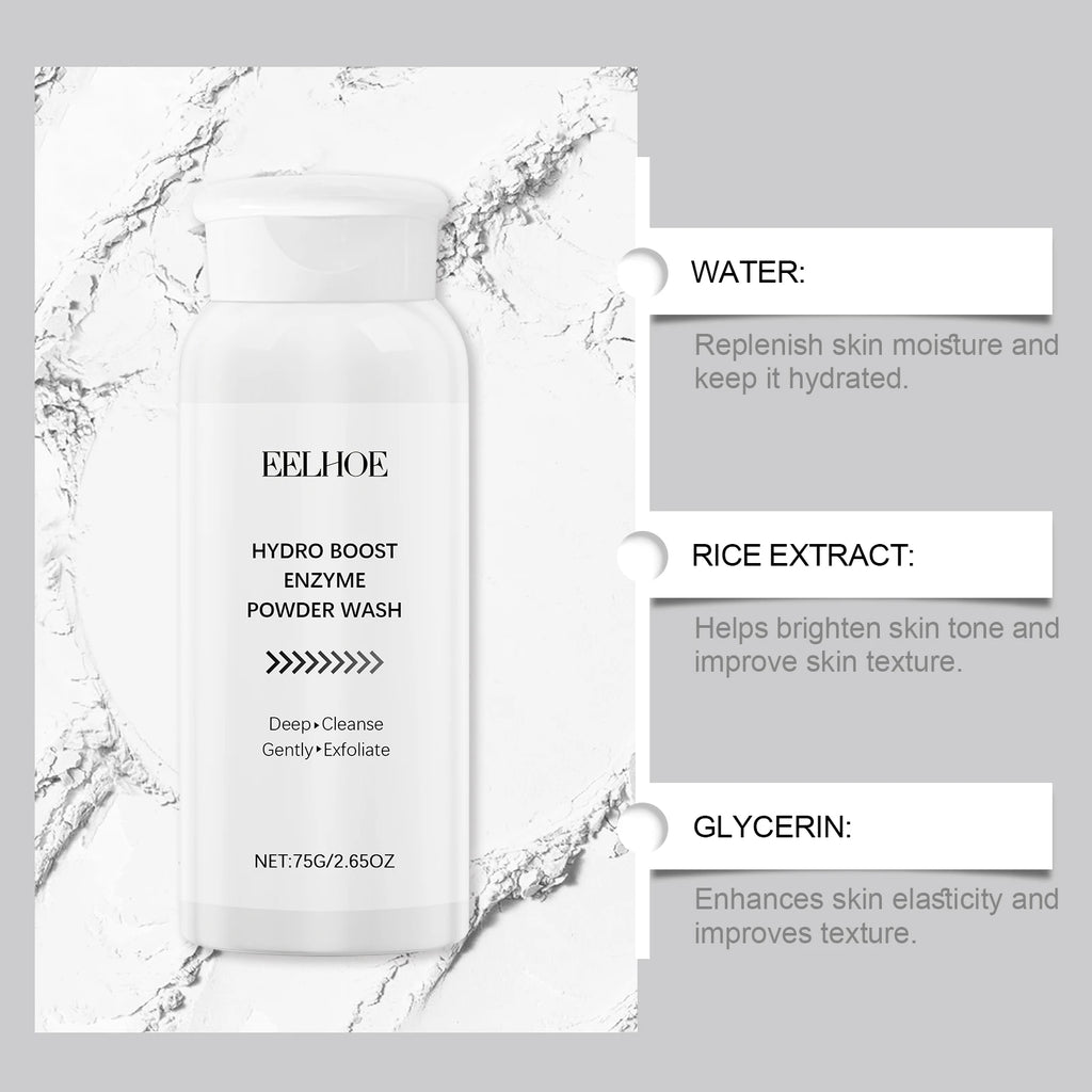 Eelhoe Enzyme Face Powder Wash – Oil Control & Pore Cleanser