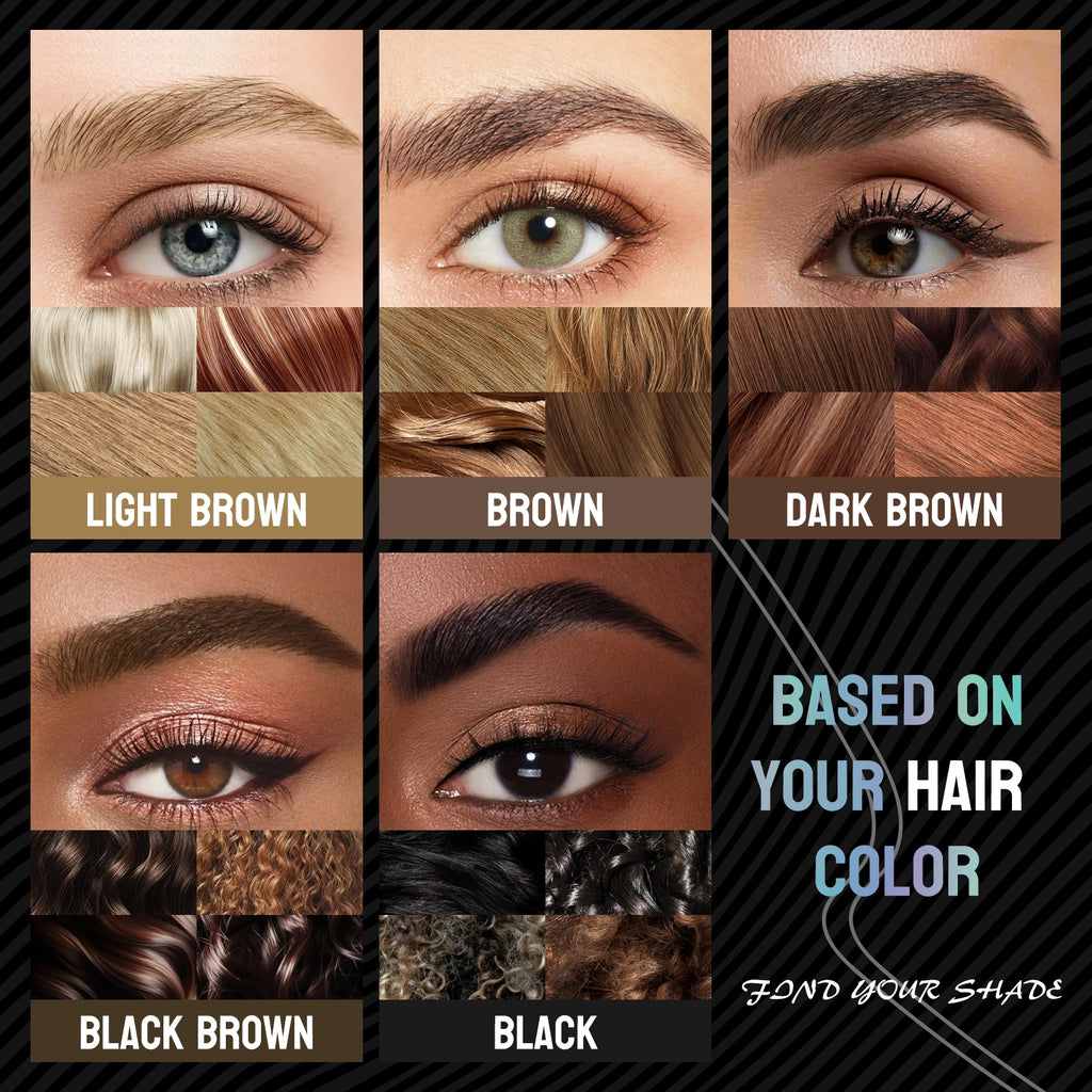 Waterproof Dual-Tip Liquid Brow Pen | Long-Lasting Wild Brows
