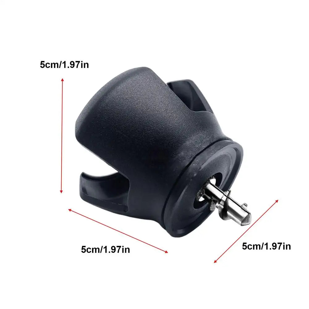 Golf Ball Pick Up Tool Screw-On Putter Claw Grabber Retriever Durable Back Knee Saver Portable Golfer Training Aid Oasis Select black