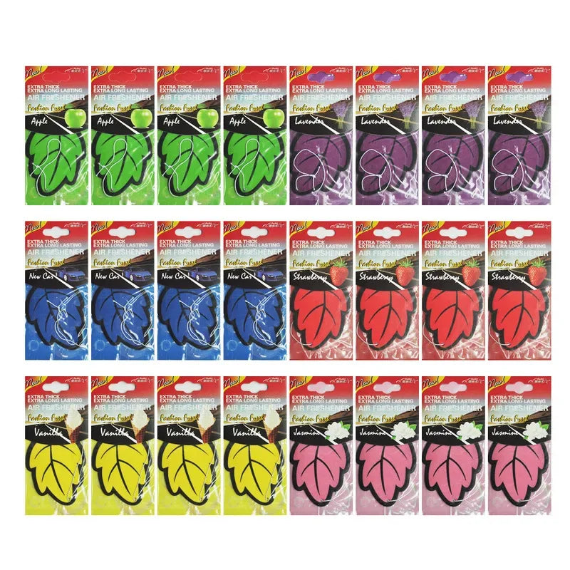 10/20/40/50Pcs Car Air Freshener Smell Car Perfume For Car Interior For Car Flavoring Fragrance Trees Car Husky Liquid Oasis Select