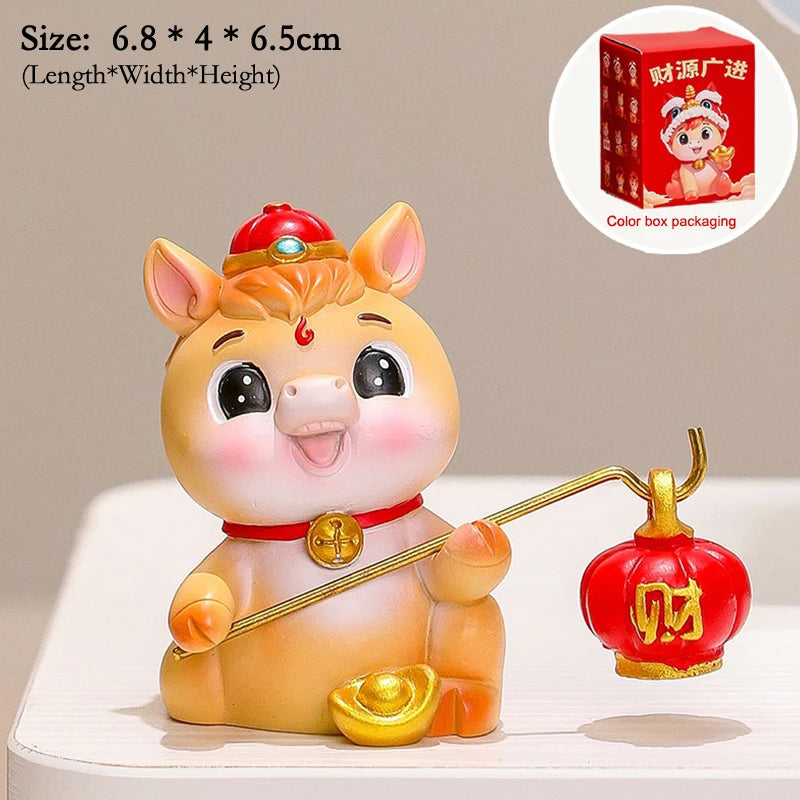2026 Year Horse Table Decoration Charming Pony Accessory Lucky Cute