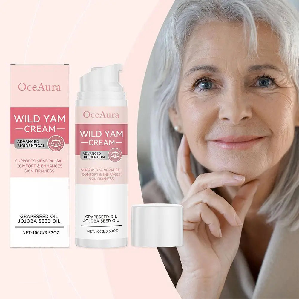 Wild Yam Cream Facial Cream For Women Natural Estrogen Moisturizer Cream With Wild Yam Hydrates, Firms & Revitalizes Skin Care Oasis Select