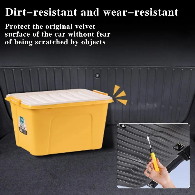 Trunk Protective Anti-dirty Pad Waterproof TPE Trunk Tailgate Guard Pad Rear Backplate Protective Pad For Tesla New Model Y/3/YL Oasis Select