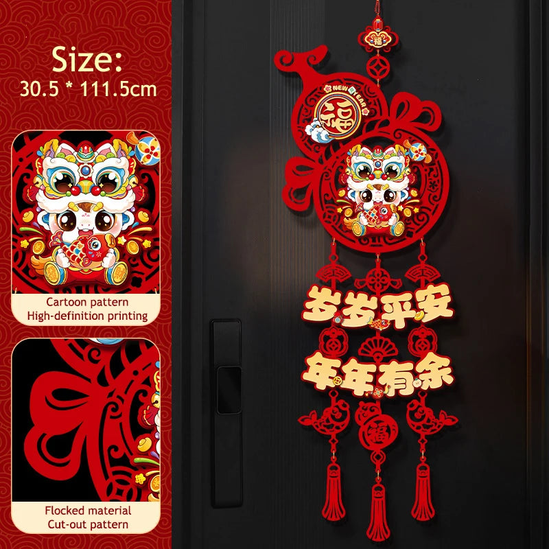 2026 Year of the Horse 3D Chinese New Year Window Wall Decor