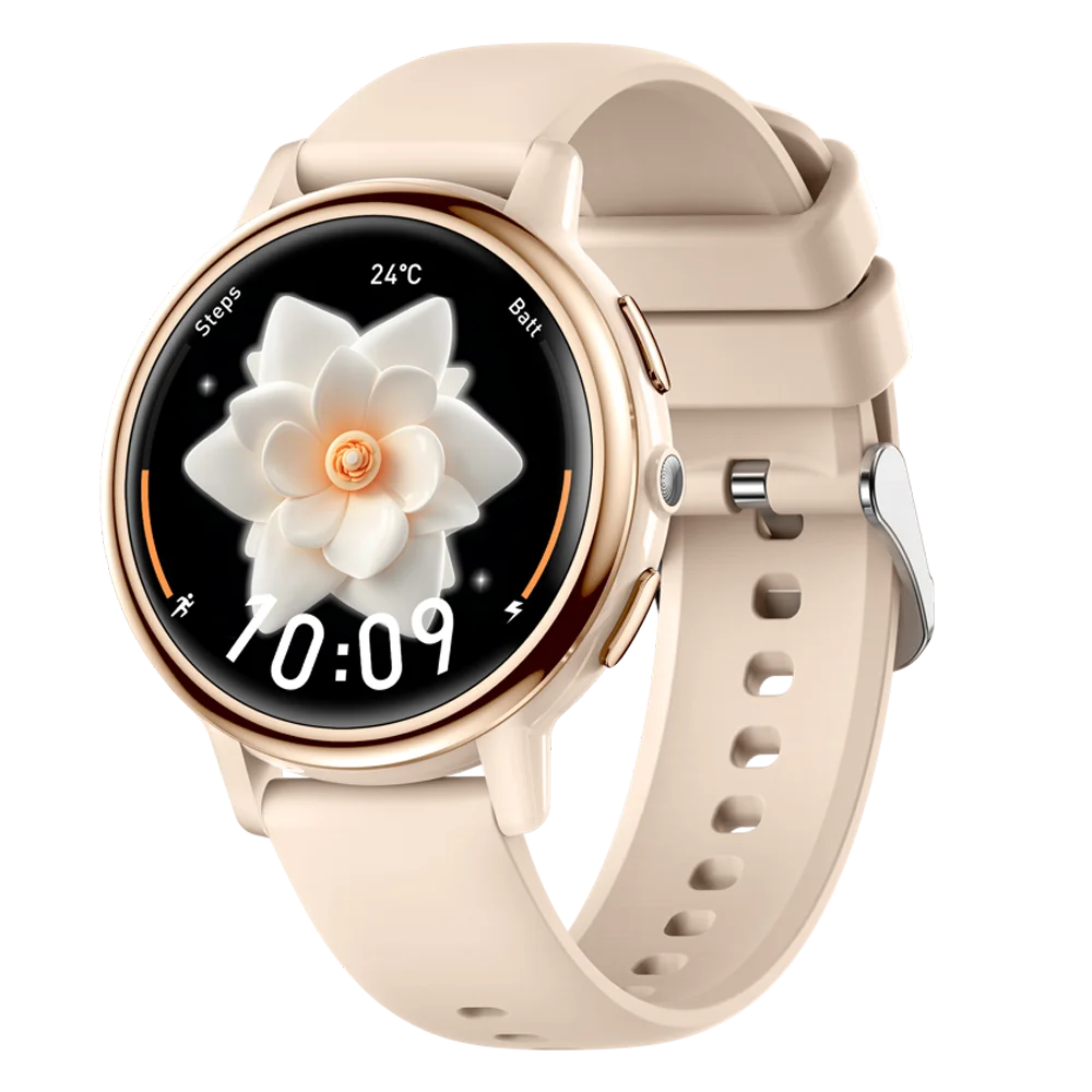 Waterproof Smart Watches Ladies Full Touch Screen Sports Fitness Flashlight Blue Tooth Call Smart Watch Women 128M Large Memory Oasis Select GDPIS