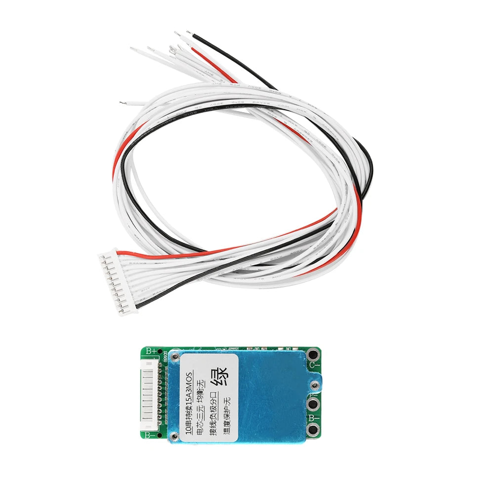 10S 36V 15A 18650 Li-Ion Battery Protection Plate Split Port/Same Port With Collection Line Charging Protection Module Oasis Select 15A Branch Circuit
