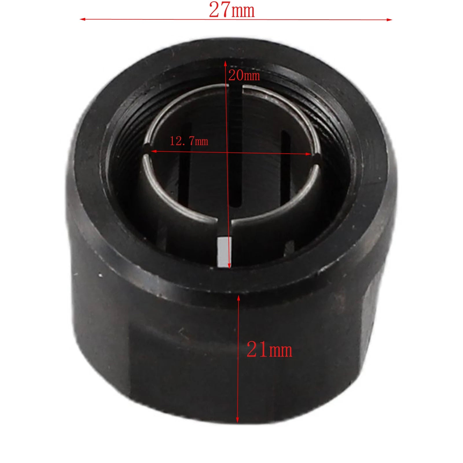 1/2 Inch Collet Chuck Adapter Nut Plunge Electric Router Bit Collets 12.7mm Center Hole For Makita 3612 Durable Oasis Select