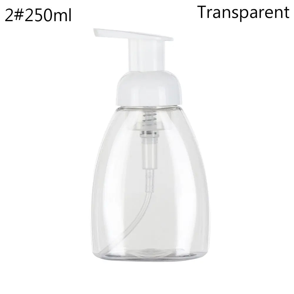 Clear Blue Shampoo Lotion Shower Gel Foam Pump Bottles Foaming Bottle