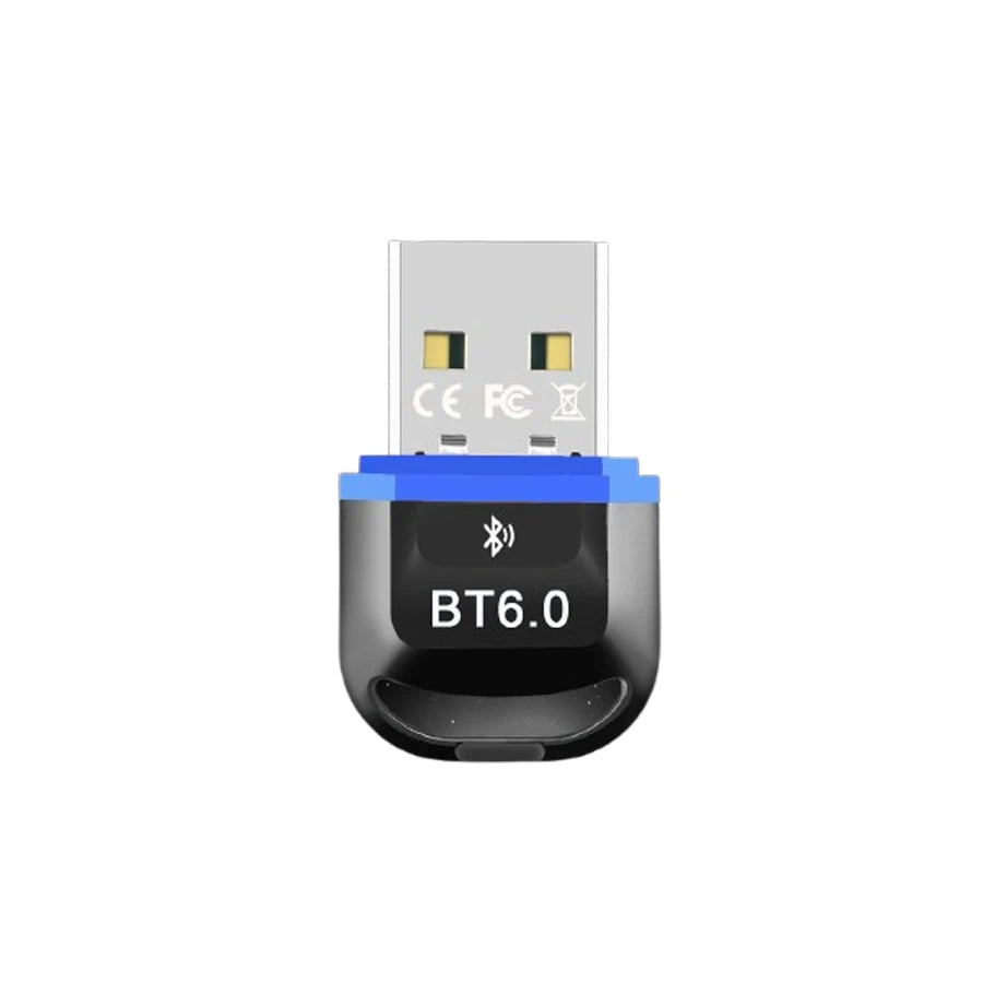 USB Bluetooth 6.0 Adapter For PC Windows 8.1/10/11 USB Bluetooth Transmitter For Wireless Keyboard/Mouse/Headphones/Printers Oasis Select BT6.0