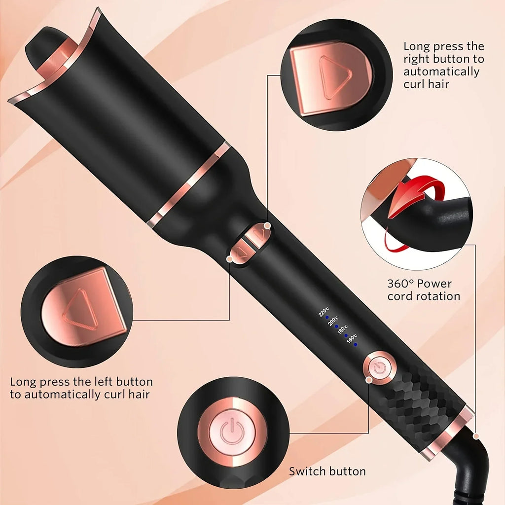 URGGU Ceramic Auto-Rotating Air Curling Iron 22mm | Styler