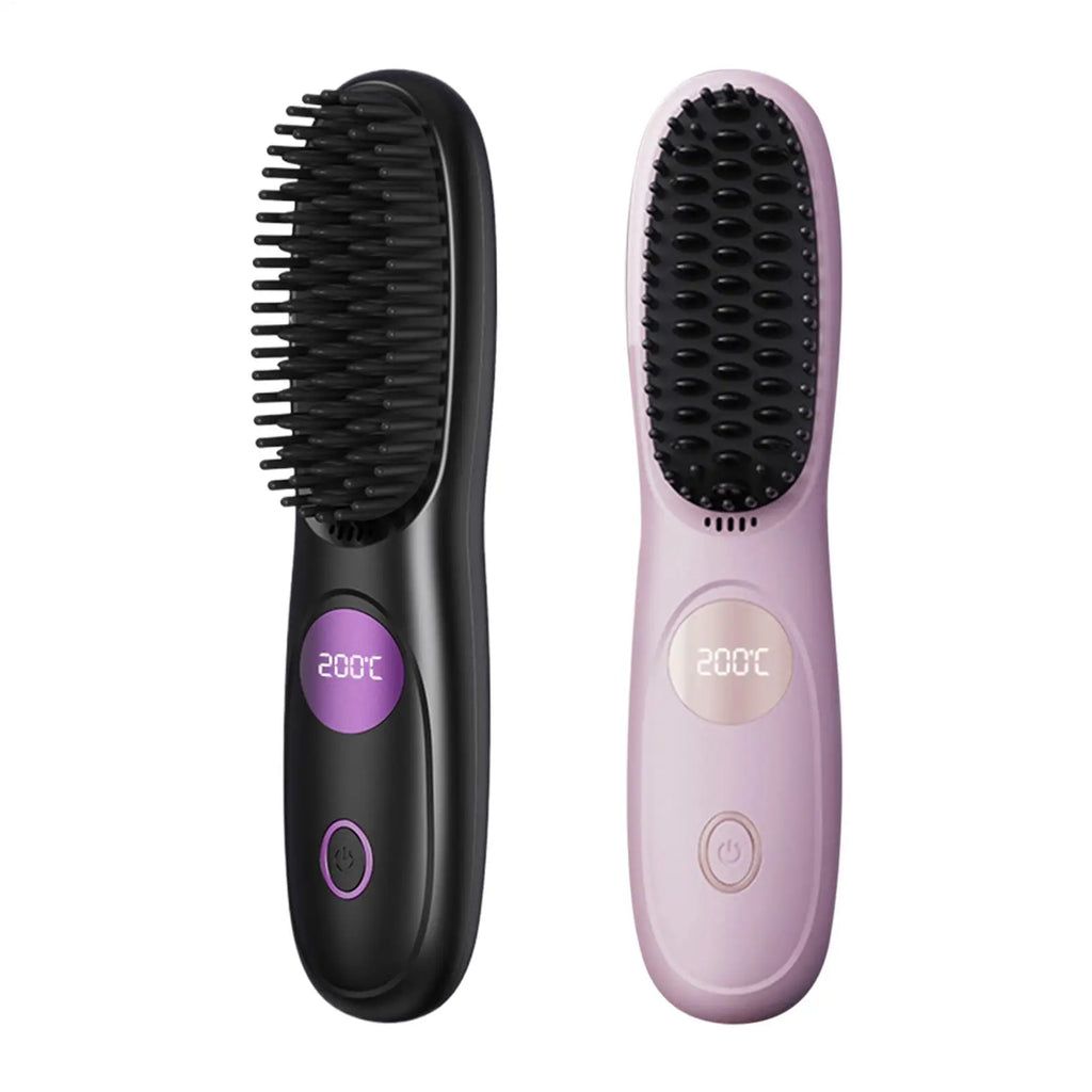 Cordless USB Rechargeable Ceramic Hair Straightener Comb Cordless Hair Straightener Oasis Select