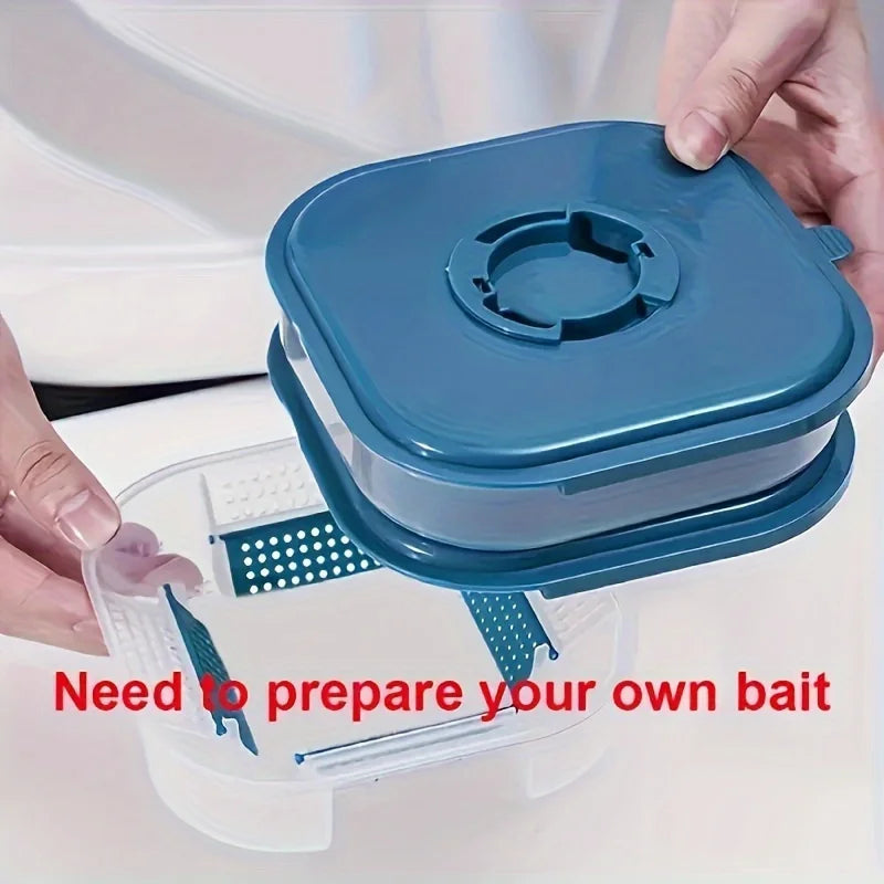 Efficient No-Bait Cockroach Trap - Reusable Insect & Pest Control Box for Roaches, Spiders, Ants Household Gadgets Catching Box Oasis Select