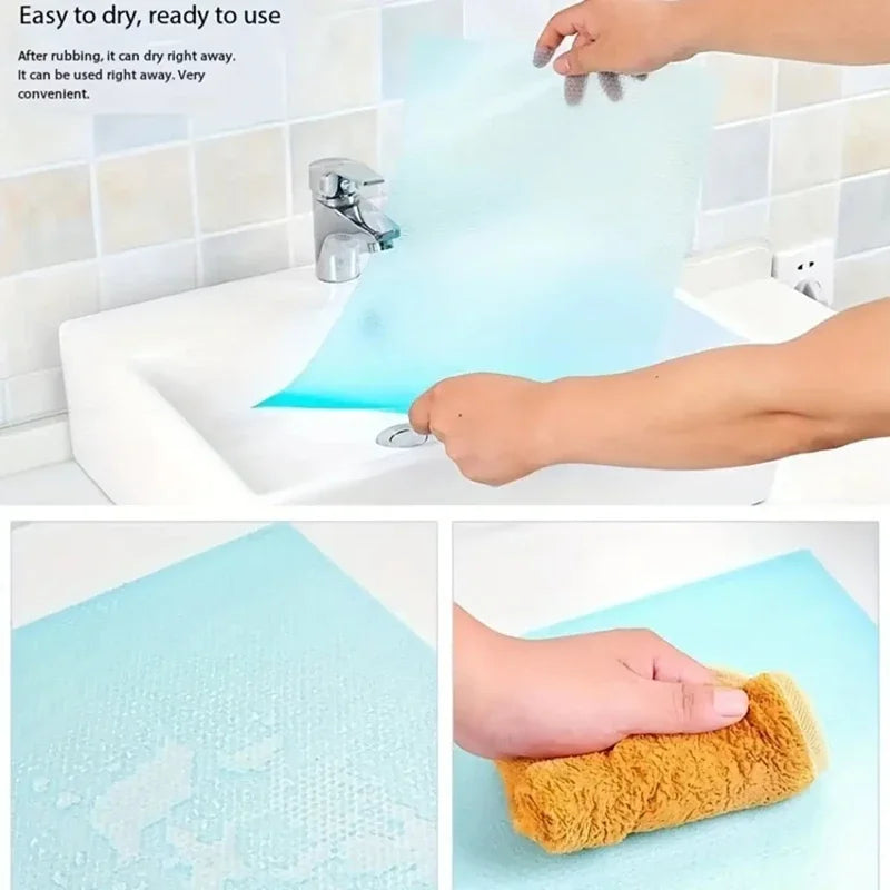 Fridge Mat EVA Waterproof Washable Mildew Kitchen Pad Anti-oil Cabinet Drawer Placemat Refrigerator Liner Mat Oasis Select