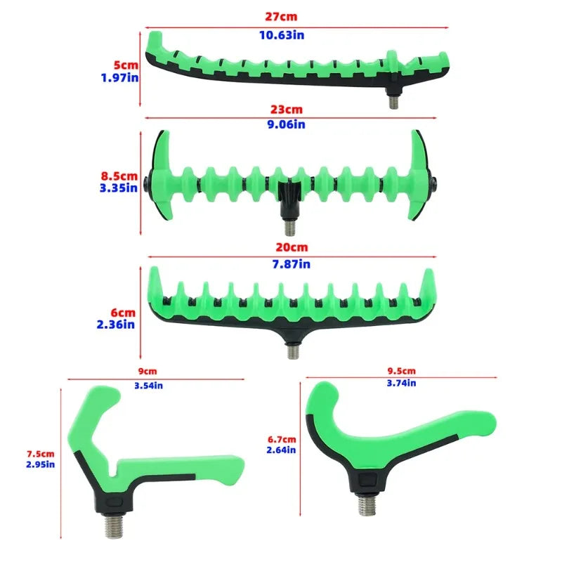 1pcs Feeder Rod Rest Head Plastic Carp Fishing Rod Rest Head for Fishing Buzz Bar Fishing Accessories AC202 Oasis Select