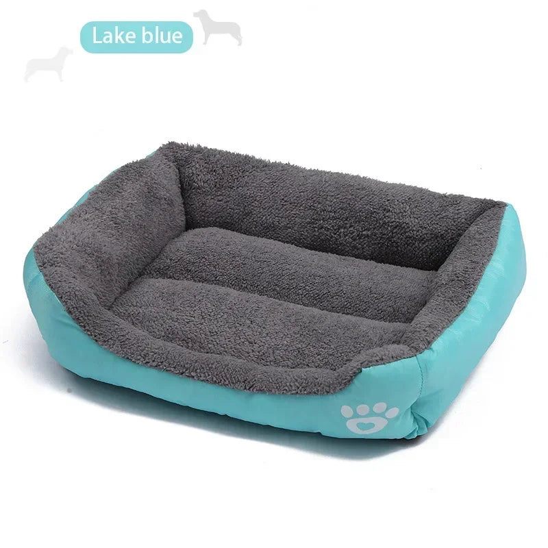 Dog Bed Pets House for Puppy Small Medium Large XXL Supplies Kennel Mat Nesk Sleeping Plush Washable Cat cushion Products indoor Oasis Select lake blue XXL 90x70CM