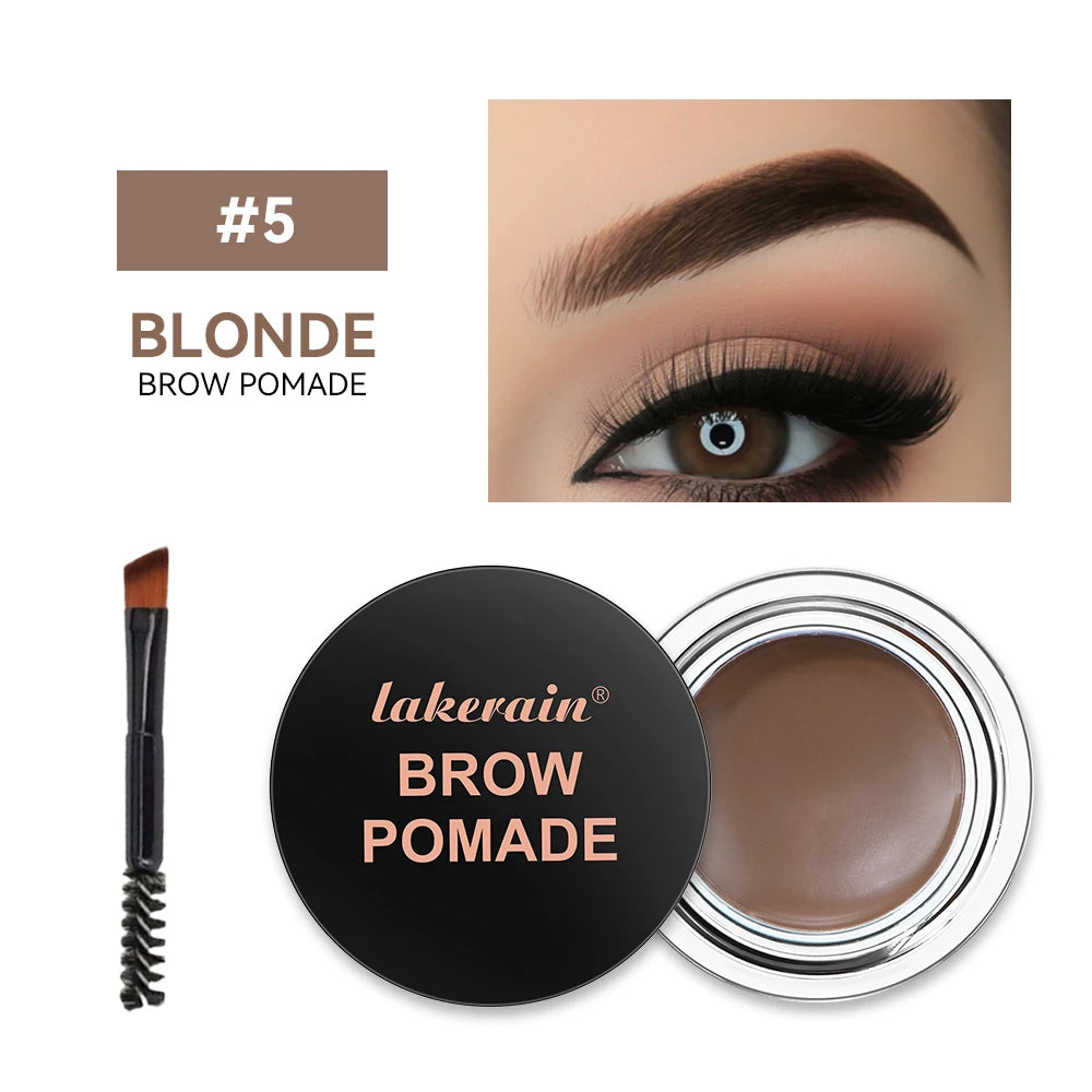 Wild Eyebrow Cream Smooth Styling Eyebrow Pomade Setting Eyebrow Wax Smudge Proof Eyebrow Dye Cream Oasis Select 5Add a brush