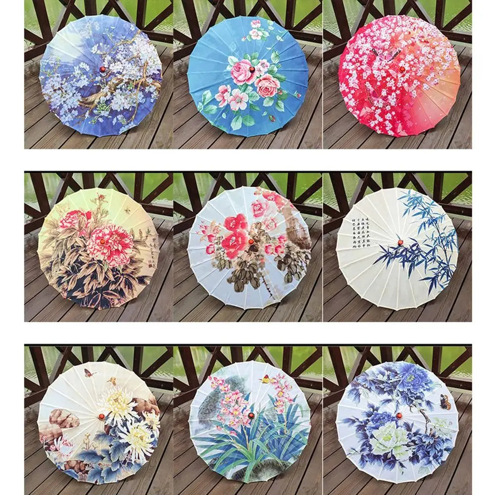 Handmade Chinese Silk Parasol | Decorative Dance Umbrella Decorative Parasol Oasis Select