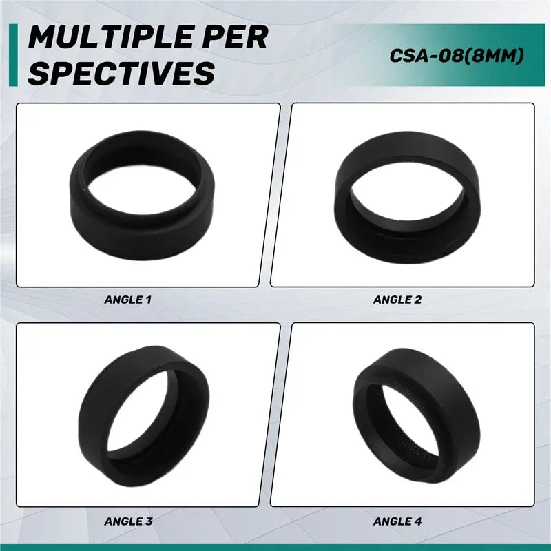 LIKE WISH CSA-08 C-Mount Thread Adapter Sleeve (8Mm) For CCD Camera Lens In Optical Research Oasis Select