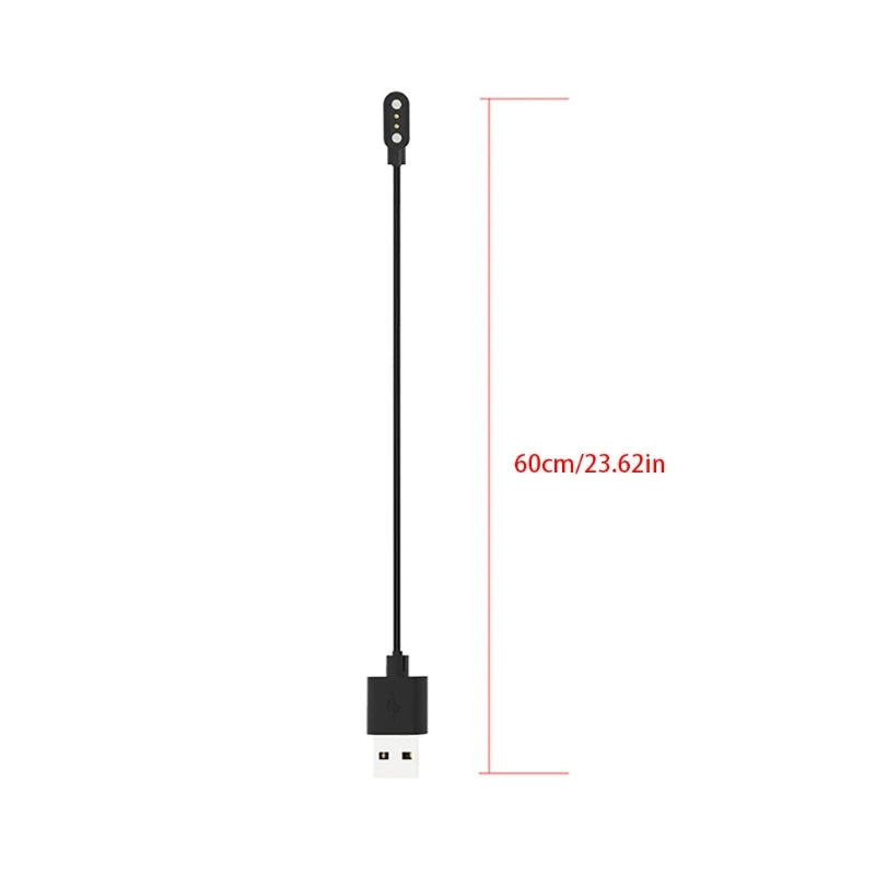 Magnetic USB Charger Cable for HW12 HW16 HW21 Smartwatch 2-Pin Smartwatch Charging Cable Oasis Select