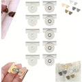 1/5Pairs Metal Seamless Magnetic Buckle DIY Buckle No-nail Seamless Button Bag Accessories Oasis Select B1