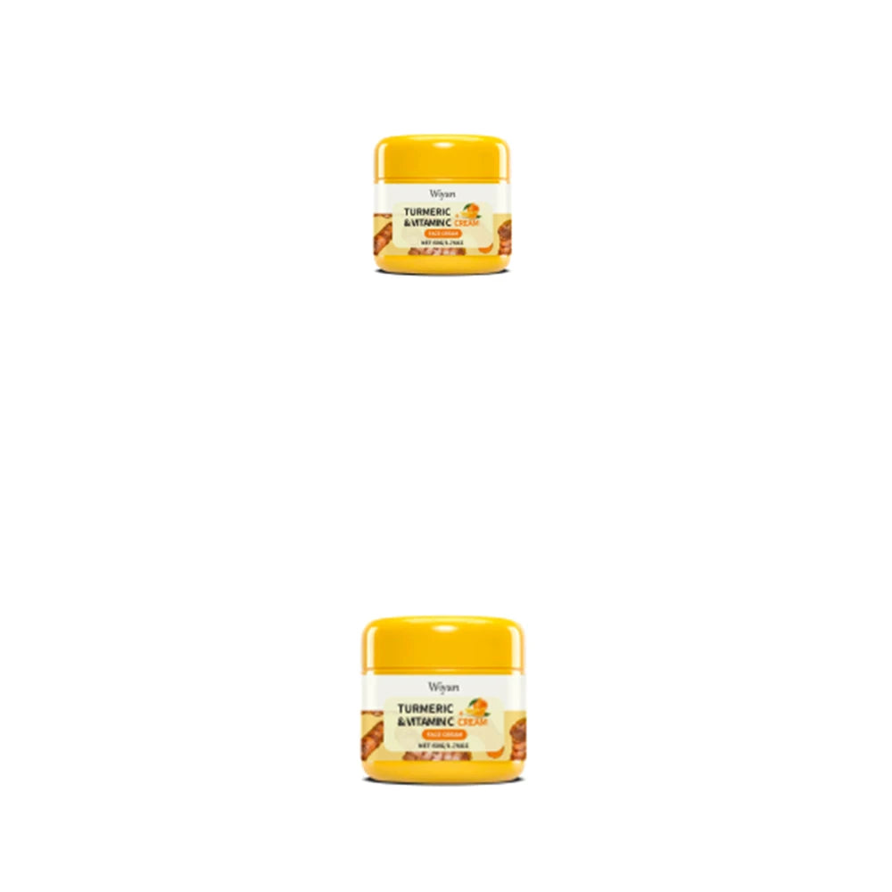 Turmeric Brightening Cream Fade Dark Spots Remove Pigmentation Smooth Fine Lines Lightening Lifting Moisturizing VC Facial Cream Oasis Select 2pcs