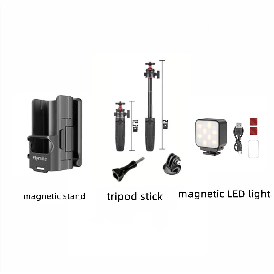 Flymile Magnetic Mount for DJI Osmo Pocket 3 | Vlog & Cycling