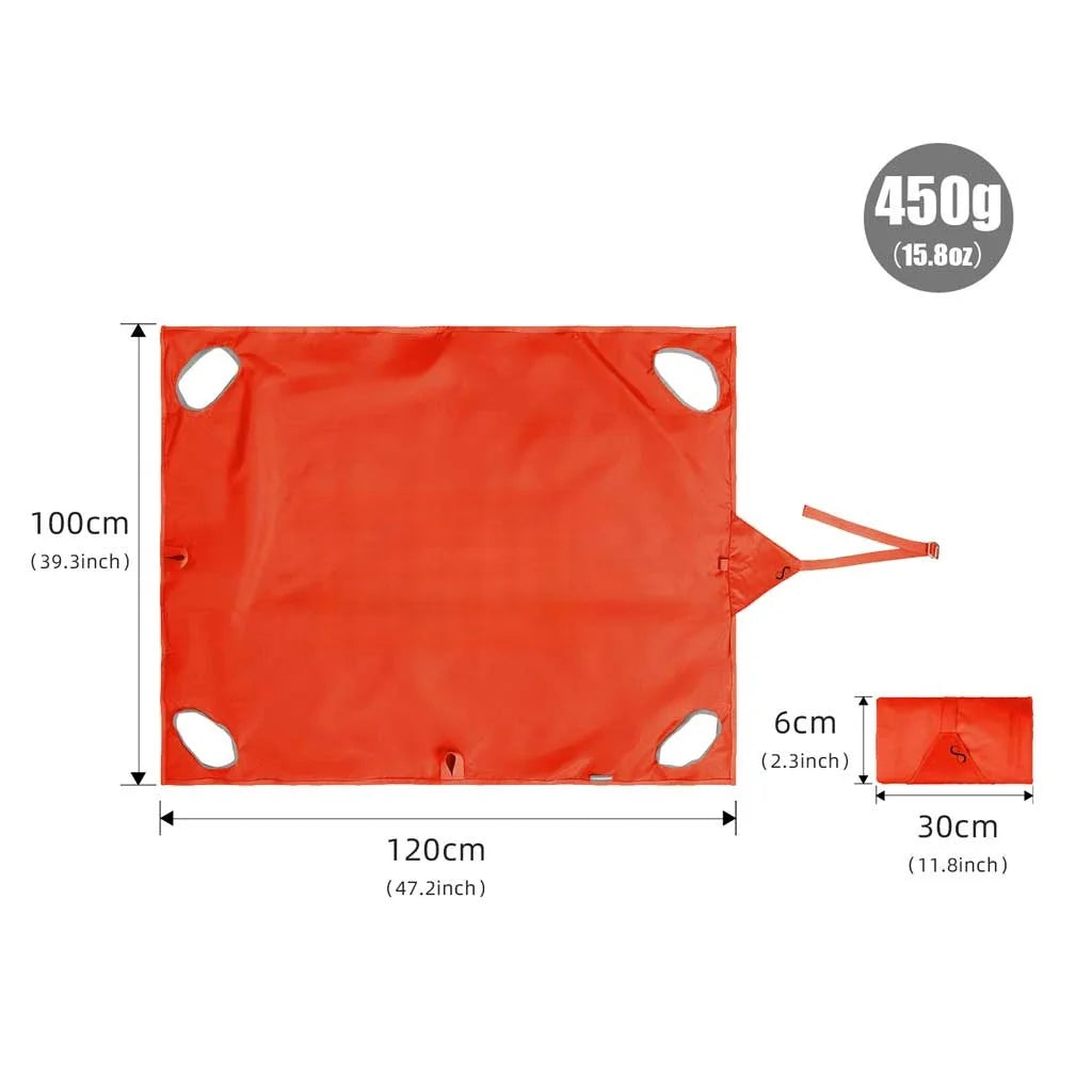 Climbing Lightweight Foldable Rope Carry Bag Portable Fast-Pack Climbing Rope Tarp blanket Climbing Rope Bag Mat Oasis Select