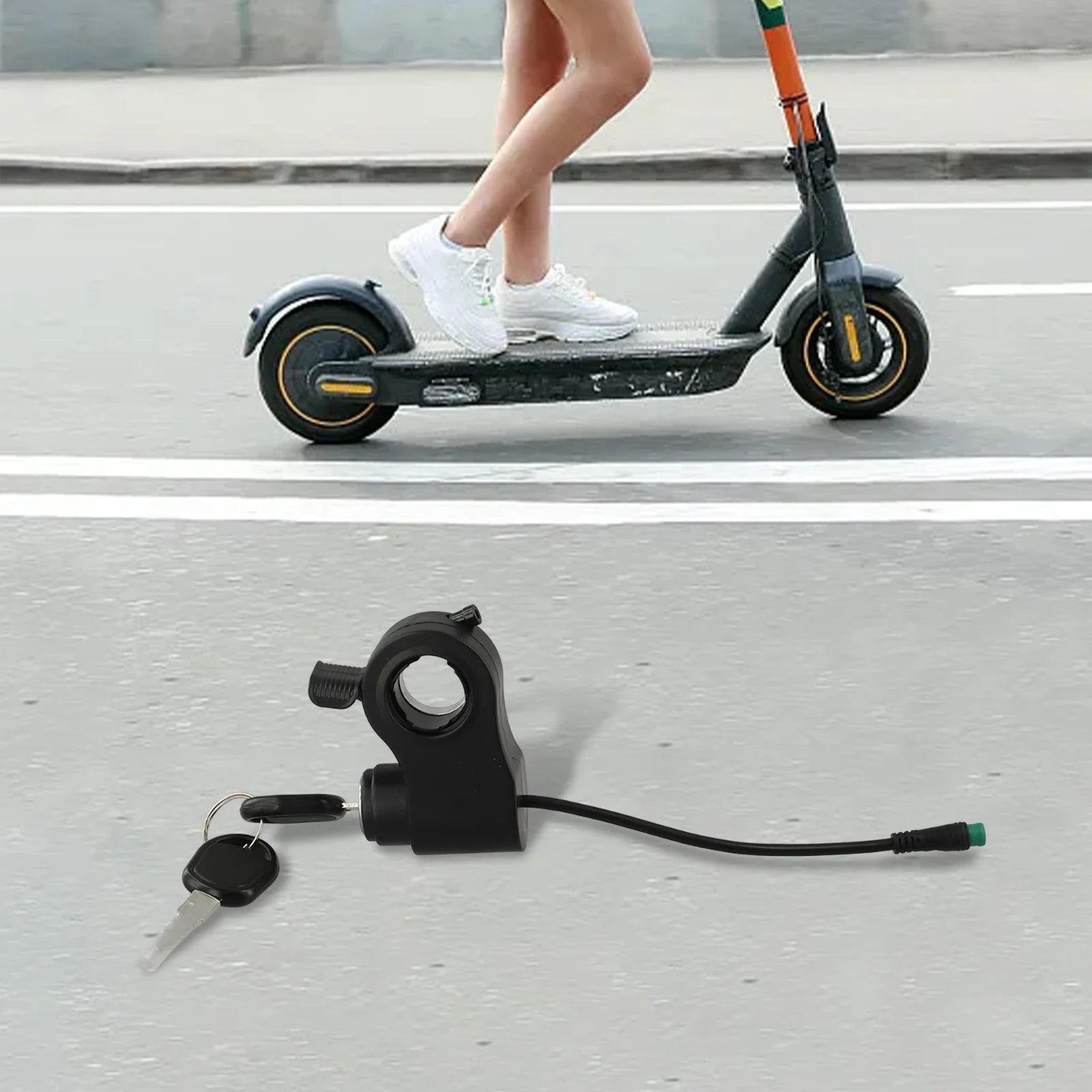 G2 Pro Max Electric Scooter Lgnition Lock G2 5pin Integrated Throttle Switch Lock With Key For E-scooter Oasis Select