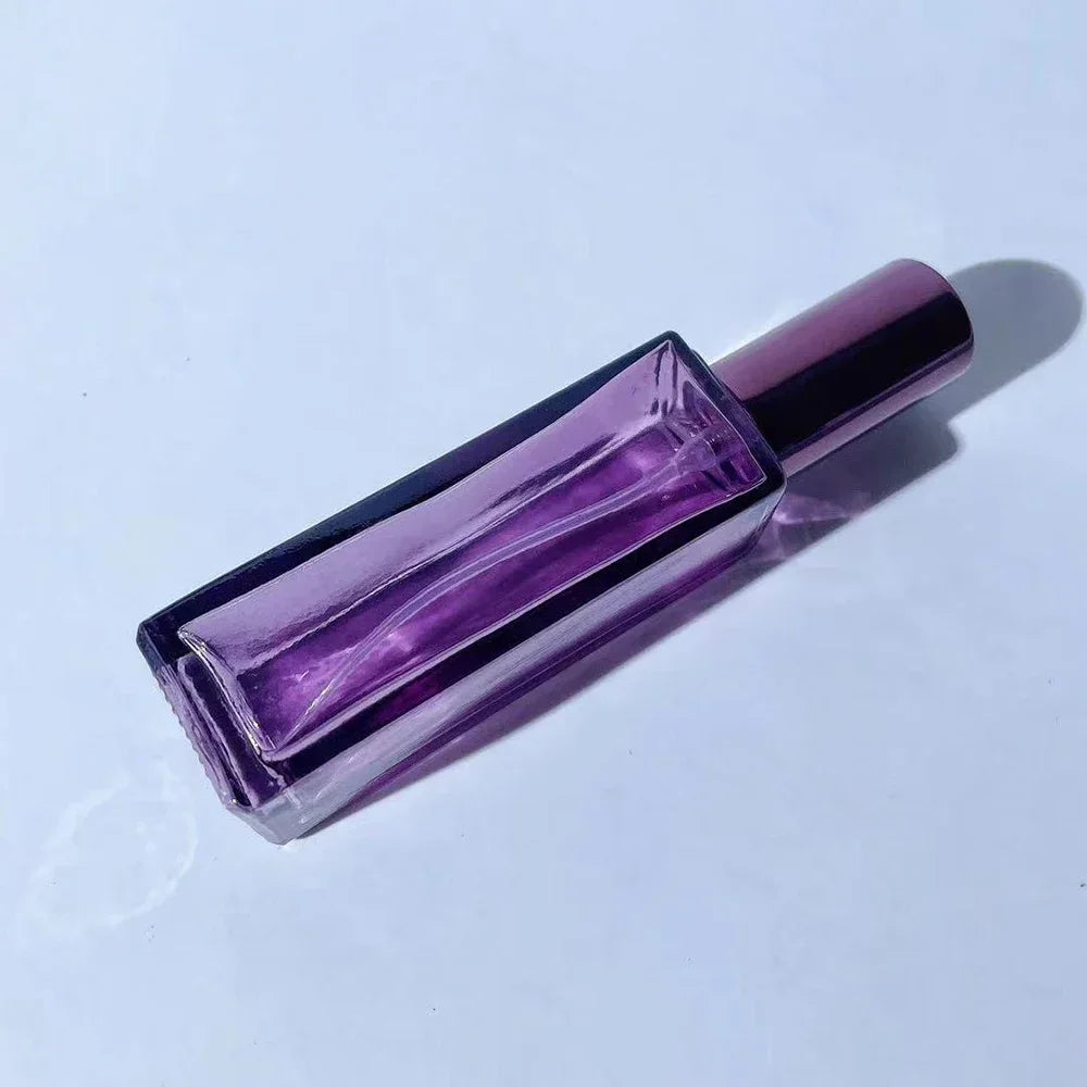 10ml Mini Perfume Spray Bottles Glass Refillable Bottle Portable Travel Oils Liquid Cosmetic Container Perfume Atomizer 2024 Oasis Select Purple
