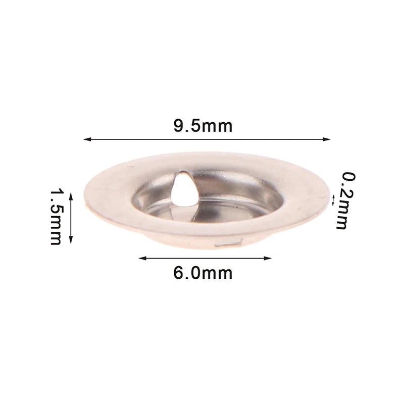 New Sale 100Pcs/Lot 18650 Lithium Battery Flat Head To Change The Tip Cap 18650 Li Battery Positive Spot Welding Tip Cap Gaskets Oasis Select