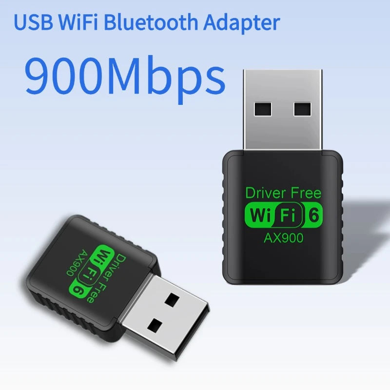WiFi 6 AX900 Bluetooth 5.4 WiFi USB Adapter Wireless Network Card 2.4G&5GHz Wlan Receiver Signal Receiver For PC/Laptop Win10/11 Oasis Select