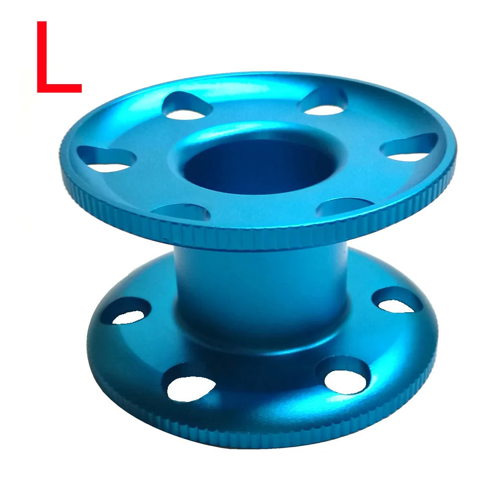 Scuba Diving Blank Finger Reel Diver Water Sports Aluminum Alloy Guide Line Spool Oasis Select Blue L